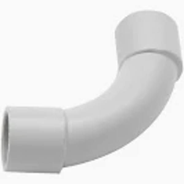 NLS 25mm solid grey elbow