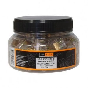 Repelec 32A CLEAR CONNECTOR, DOUBLE [100] JAR