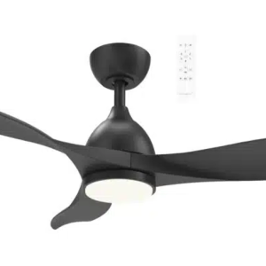 Martec Scorpion DC 1320mm 3 ABS Blade WIFI & Remote Control Ceiling Fan with Variable Dim 20w CCT LED Light Matt Black