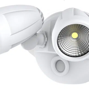 Martec Bandit LED Flood Light Outdoor IP54 Double Spot 2 x 12W Tricolour Matt White