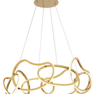 QZAO Round Ripple Pendant