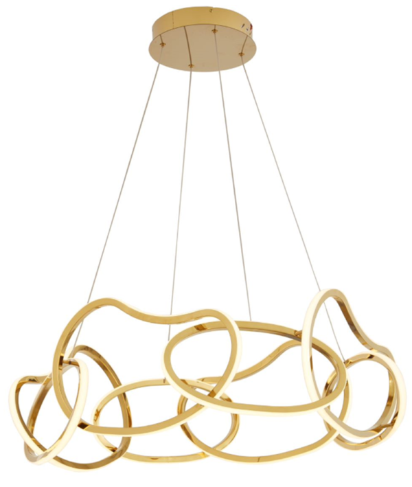 QZAO Round Ripple Pendant