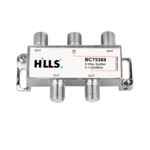Bitek 4 Way TV Splitter