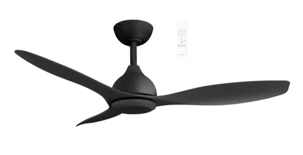 Martec Elite DC 1320mm 3 ABS Blade WIFI & Remote Control Ceiling Fan Only Matt Black