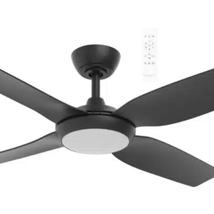 Martec Viper DC 1220mm 4 Blade All ABS WIFI & Remote Control Ceiling Fan with Variable Dim 18w CCT LED Light Matt Black