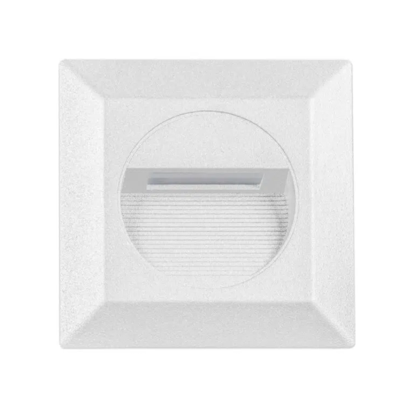 Martec Quattro 3W LED Tricolour IP54 Reccessed Step Light White