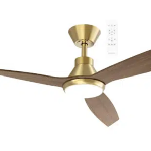 Martec Triumph DC 1320mm 3 ABS Blade WIFI & Remote Control Ceiling Fan with Variable Dim 15w CCT LED Light Ant Bronze/Walnut