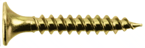 DRYWALL SCREWS: Yellow Zinc- Phillips Drive 7x51mm 100pcs/JAR